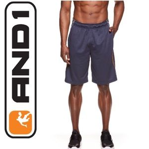 AND1 Athletic Shorts Basketball Gym Running Shorts
